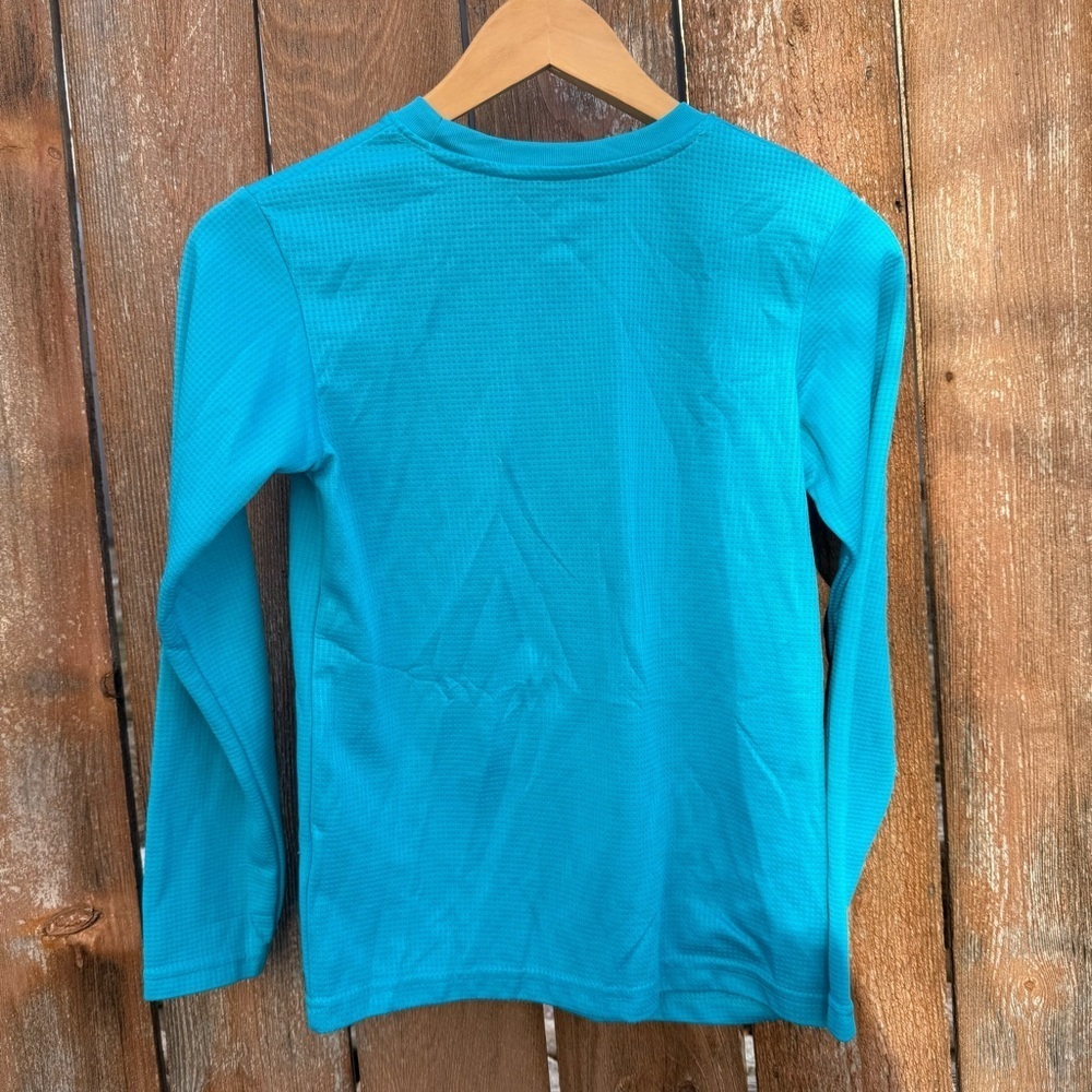 Champion Kids Boys Blue Thermal Long Sleeve T Shirt Size 10-12 - Picture 7 of 8